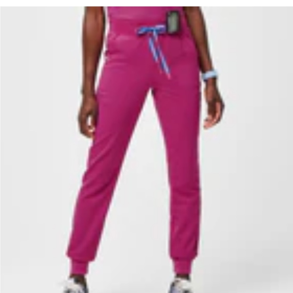 Figs Raspberry Sorbet Clara NWT jogger scrub pant xs